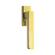 Scoop formspiele 8040 Fensterbeschlag Messing poliert Eckige Rosette