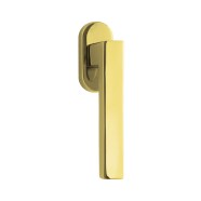 Scoop formspiele 8040 Fensterbeschlag Messing poliert Ovalrosette