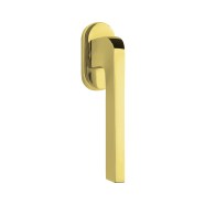 Scoop formspiele 8044 Fensterbeschlag Messing poliert Ovalrosette