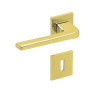 Scoop formspiele Form 8044 Q Rosettengarnitur Messing poliert