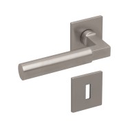 Scoop 8080Q Türgriff eckig Nickel satin
