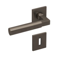 Scoop 8080Q Türgriff eckig Titanium matt