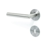 Griffwelt Ferrara Flat Round Türgriff Edelstahl matt