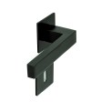 Griffwelt Abano Flat Square Türgriff Tiefschwarz